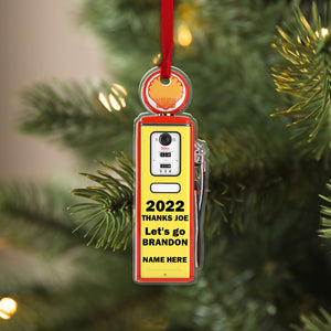 Personalized Gas Price Ornament, Christmas Tree Decor - Ornament - GoDuckee