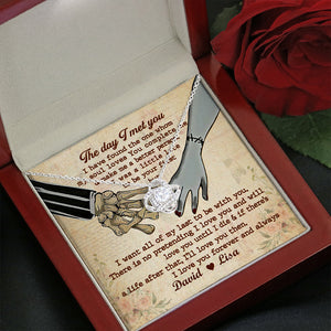 Couple I Have Found The One - Personalized Love Knot Necklace - Jewelry - GoDuckee