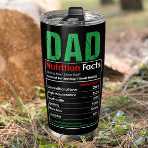 Dopest Dad Ever, Gift For Dad Personalized Tumbler 02DNPO220423 - Tumbler Cup - GoDuckee