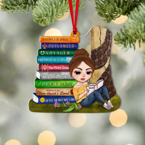 Outlander Girl Reading, Personalized Acrylic Ornament bao0811 - Ornament - GoDuckee