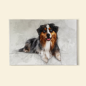 Custom Pet Photo Poster - Drawing Art - Poster & Canvas - GoDuckee