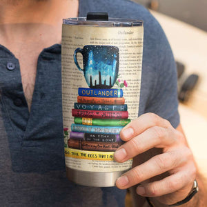 Personalized Outlander Tumbler Cup - Girl Who Loves Outlander Book Collection - Tumbler Cup - GoDuckee