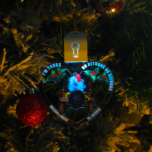 I'm Yours No Returns Or Refunds Personalized Car Couple Ornament, Christmas Tree Decor - Ornament - GoDuckee