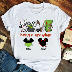Personalized Custome Gifts Shirt Ideas, Love Being A Grandma - Custom Shirts - Shirts - GoDuckee