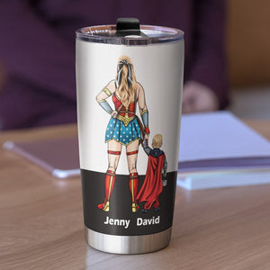 Always Will Be My Super Mom - Personalized Tumbler - Mother's Day Gifts - Tumbler Cup - GoDuckee