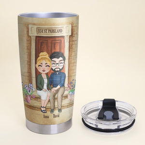 And So Together We Built A Life We Loved Personalized Couple Tumbler, Gift For Couple - Tumbler Cup - GoDuckee