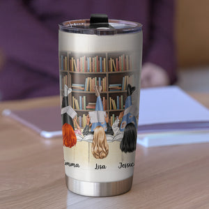 Personalized Reading Girls Tumbler - I Tried To Form A Gang Once - Tumbler Cup - GoDuckee