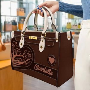 Family And Children Leather Bag - Leather Bag - GoDuckee