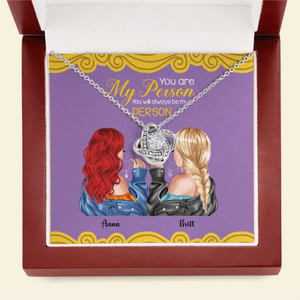 Friends You Will Always Be My Person - Personalized Love Knot Necklace - Gift for Bestie - Jewelry - GoDuckee