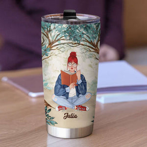 Book Title - Personalized Tumbler Cup - Gift For Book Lover - Tumbler Cup - GoDuckee