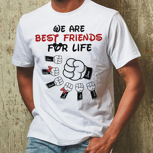 Personalized Mama/Papa Shirts - We Are Best Friends For Life - Shirts - GoDuckee