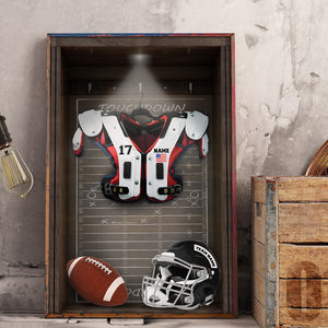 American Football Changing Room - Personalized Wall Art - Poster & Canvas - GoDuckee