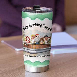 Here At The Lake We Don't Hide Crazy - Personalized Tumbler Cup - Tumbler Cup - GoDuckee