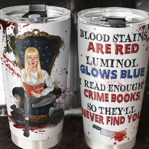 Horro Books - Personalized Reading Girl Tumbler - So They'll Never Find You - Tumbler Cup - GoDuckee