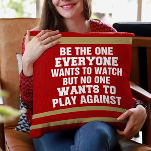 Football But No One Wants To Play Against - Personalized Pillow - Pillow - GoDuckee