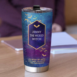 Personalized Witch Girl Tumbler, The Wicked Witch Universe, Halloween Gift for Girls - Tumbler Cup - GoDuckee
