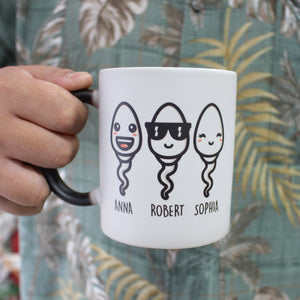 Seems Like Yesterday I Was Chilling In Your Balls Personalized Father's Day Magic Mug - Magic Mug - GoDuckee