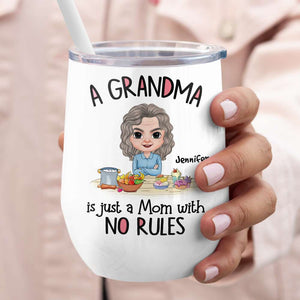 A Grandma Is Just A Mom With No Rules, Personalized Mug, Gift For Mom, Mother's Day Gift - Coffee Mug - GoDuckee