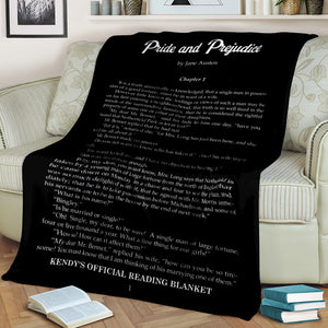 Pride And Prejudice Jane Austen - Personalized Blanket - Blanket - GoDuckee