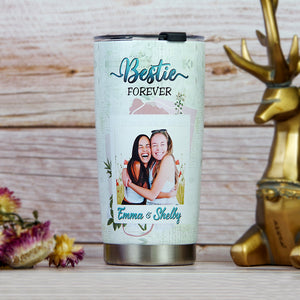 To My Bestie If You’re Alone I’ll Be Your Shadow Personalized Tumbler, Gift For Bestie, Best Friend - Tumbler Cup - GoDuckee