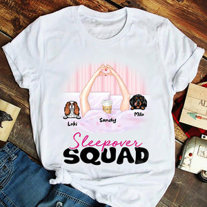 Nap Time Is My Happy Hour, Personalized Nap Queen & Dog Shirt, Gift For Dog Lovers - Shirts - GoDuckee