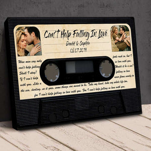 Can't Help Falling In Love, Couple Happy Day Canvas Poster - Poster & Canvas - GoDuckee