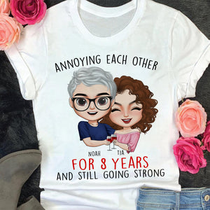 Annoying Each Other And Still Going Strong - Personalized Shirts - Gift For Couples - Shirts - GoDuckee