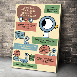 Raise Your Hand If You Have Something To Say, Teacher's Class Rules, Personalized Teacher Poster, Gift For Teachers - Poster & Canvas - GoDuckee