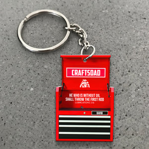 Craftsdad Lubrications 3:16 - Personalized Flat Car Ornament And Keychain - Ornament - GoDuckee