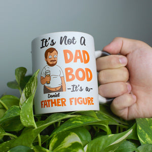 It's Not A Dad Bod, Personalized Magic Mug, Gift For Dad, Grandpa, Uncle - Magic Mug - GoDuckee