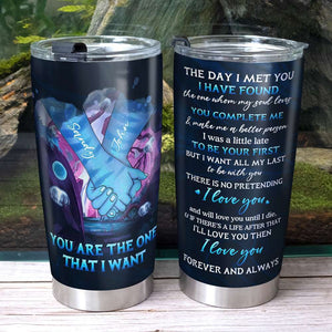 Forever Couple 04QHHN221222 Personalized Tumbler - Tumbler Cup - GoDuckee