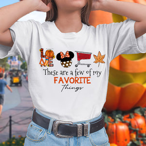 Personalized Teacher Fall Shirt, Few Of My Favorite Things - Shirts - GoDuckee