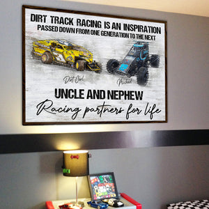 Personalized Dirt Track Racing Wall Art - Dirt Track Racing Is An Inspiration dtracing2104 - Poster & Canvas - GoDuckee