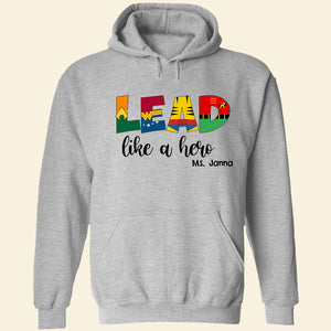 Personalized Teacher Shirt, Read Like A Hero - Shirts - GoDuckee
