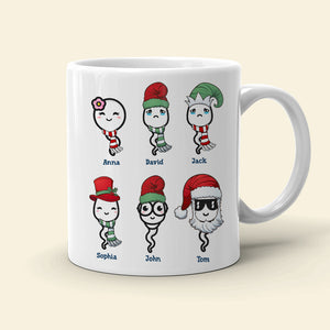 Best Dad Ever Ever Ever - Sperm Kids - Ever Ever Personalized White Mug, Christmas Gift For Dad - Coffee Mug - GoDuckee