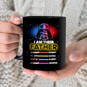 I Am Father 01NAQN170423 Personalized Black Mug - Coffee Mug - GoDuckee