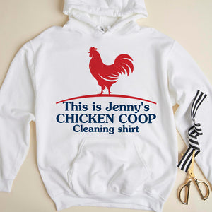 This is Chicken Coop Cleaning Shirt Personalized Farming Shirt Gift For Farmer - Shirts - GoDuckee