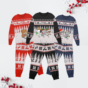 Is This Jolly Enough, Personalized Cat Pajamas, Christmas Gifts For Cat Lovers - AOP Products - GoDuckee