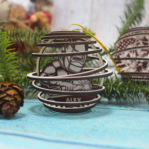 Welder Spiral Ornament, SORMHC, Personalized 3D Ornament - Ornament - GoDuckee