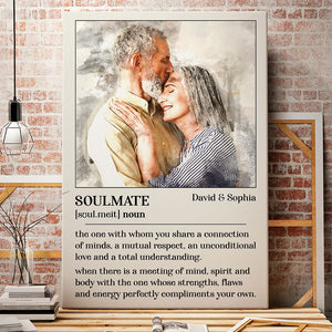 Couple Photo Personalized Canvas Poster - Poster & Canvas - GoDuckee
