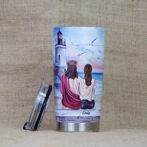 Personalized Jesus Tumbler Cup - Perhaps This Is The Moment For Which You Have Been Created - Tumbler Cup - GoDuckee