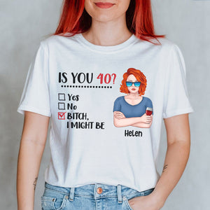 Year Of Birth Is You 40? - Personalized Shirts - Shirts - GoDuckee