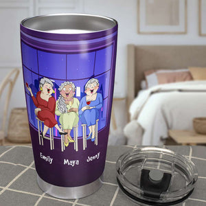 We Don't Have Grey Hair & Wrinkles, Personalized Tumbler, Gift For Friends - Tumbler Cup - GoDuckee