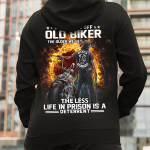 Don't Piss Off Old Biker Personalized Biker Shirt, Gift For Biker - Shirts - GoDuckee