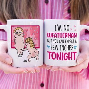 I'm No Weatherman - Gift For Couples- Personalized Wine Tumbler- Funny Couple Wine Tumbler - Coffee Mug - GoDuckee