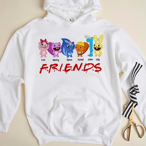 Funny Horror Adult Cartoon Character, Halloween Shirt for Friends - Shirts - GoDuckee