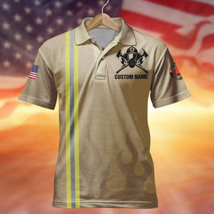 Firefighter Some Of Us Grew Up Playing With Fire Trucks - Personalized Polo Shirt - AOP Products - GoDuckee
