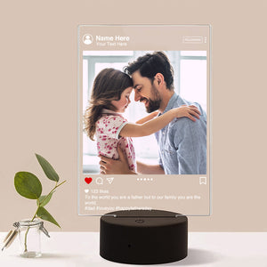 You Are The World - Personalized Led Night Light - Gift For Mom/Dad - Led Night Light - GoDuckee