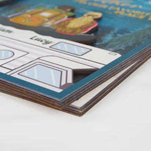 Camping Together Is Our Favorite Place To Be, Horoscope Zodiac Personalized Layered Wood Sign Stand - Wood Sign - GoDuckee