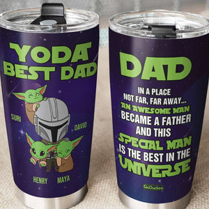 Best Dad - Personalized Tumbler Cup - Gift For Dad - Tumbler Cup - GoDuckee